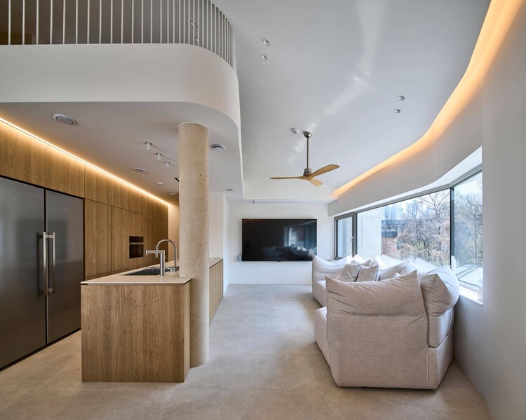 Nabi House / Todot Architects and Partners - Интерьерная фотография, дерево, освещение