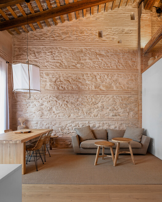 Лос -Анджелесские квартиры / Homu Arquitectos - Интерьерная фотография, гостиная, дерево
