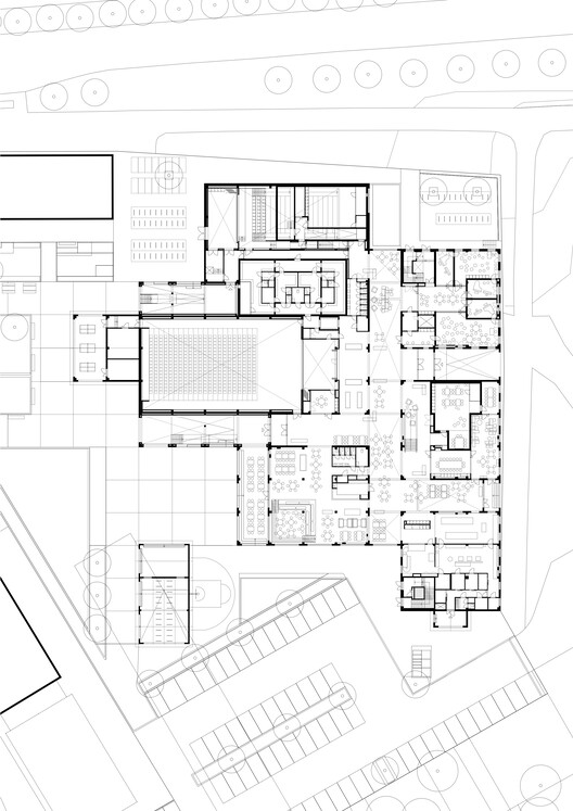 Монио средняя школа и культурный центр / AOR Architects - изображение 35 из 38