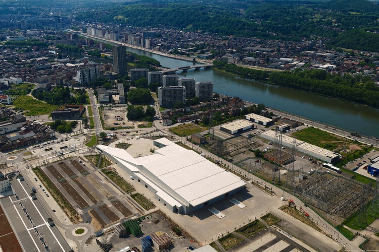 Выставка Liège Expo Hall / Francisco Mangado - Экстерьерная фотография, вид с аэрофотоснимком