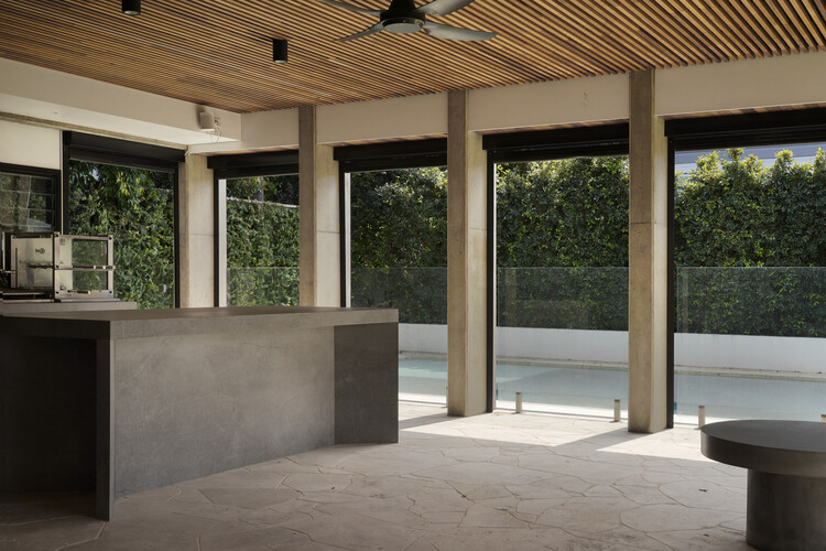 Dohori House / George Kouparitsas Architects - Interior Photography, Wood, Sware, Beam