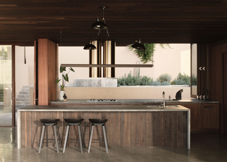 Brahminy House / HGA.Studio - Интерьерная фотография, кухня, дерево, столешница