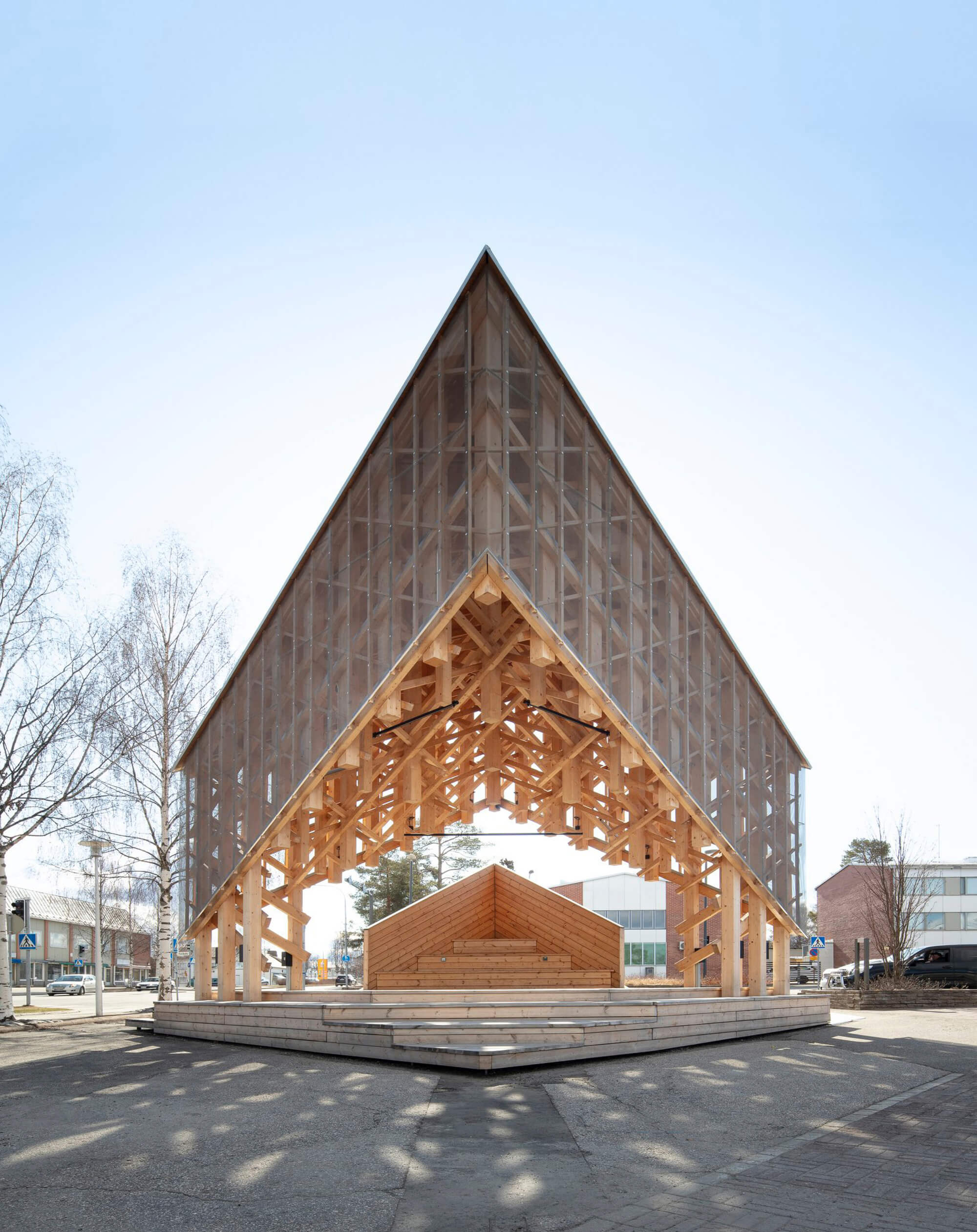 «Kide» Outdoor Stage / Aalto University Wood Program