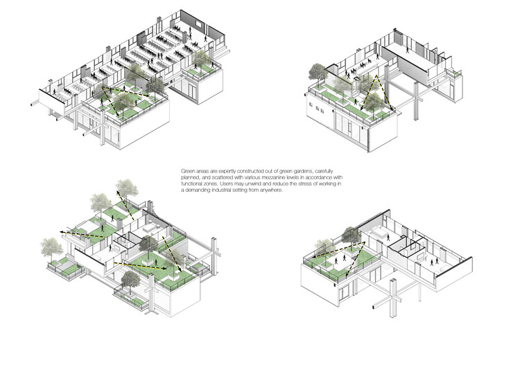Офис текстильной фабрики / Ho Khue Architects - Изображение 56 из 57