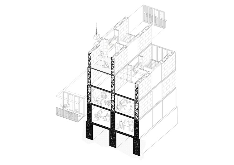 Подразделения социального жилья 2104 / Harquitectes - изображение 46 из 47