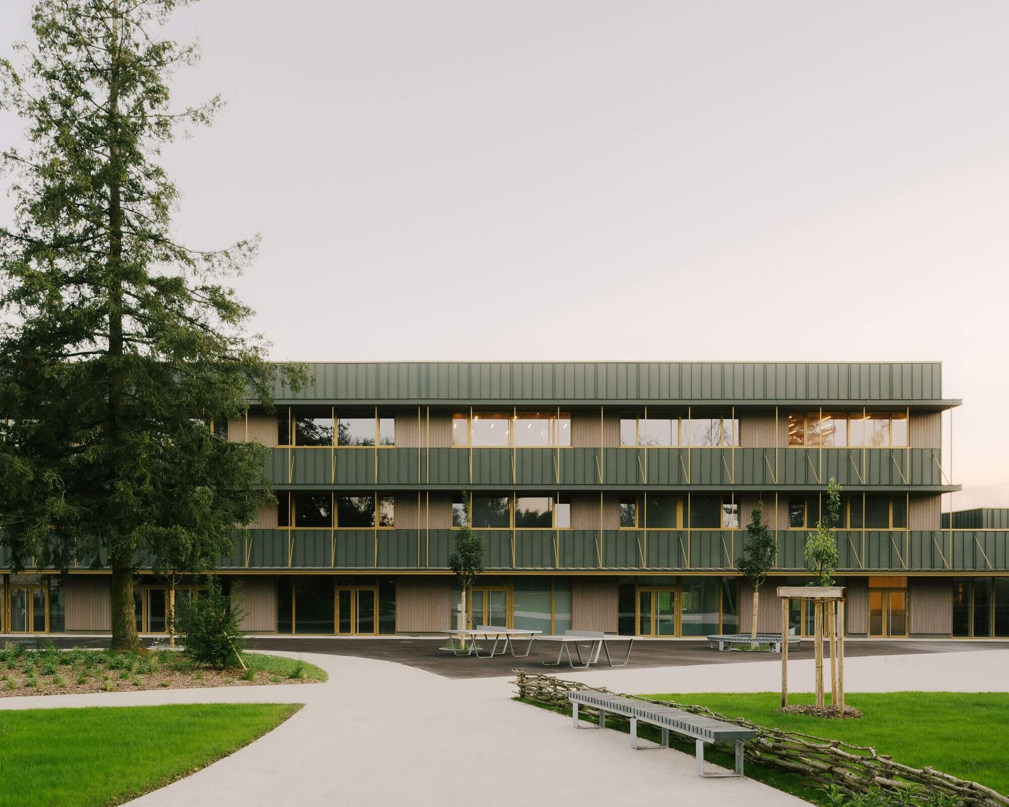 Maryse Bastié Middle School Reconstruction / Tectoniques Architects