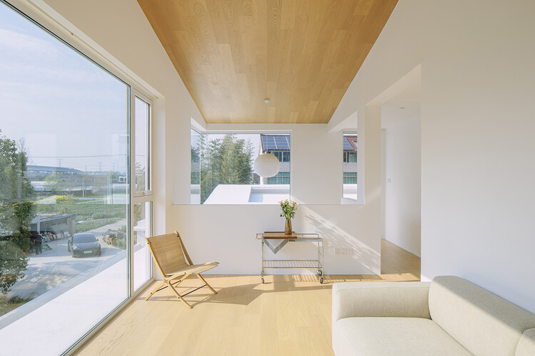 Qhouse / Yuanxiuwan Architect & Associates - Интерьерная фотография, древесина, стекло