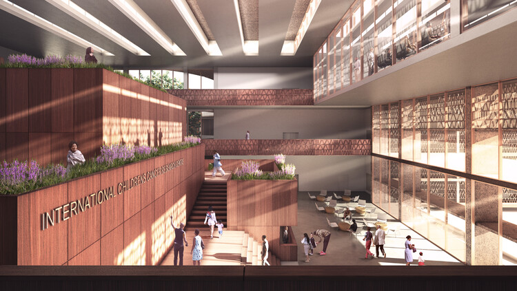 Adjaye Associates разрабатывает международный центр исследований рака детей в Гане - изображение 11 из 12