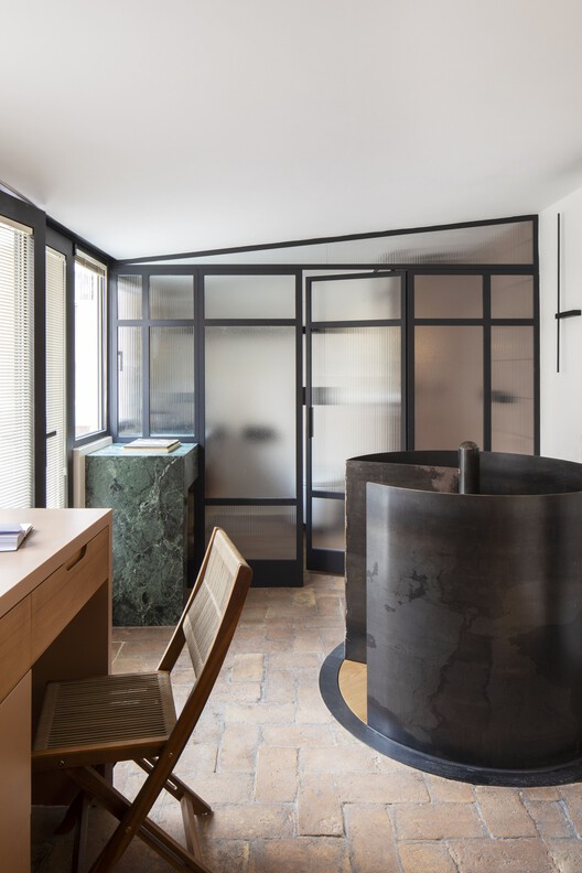 Villino Liberty Trastevere / Studiotamat - Интерьерная фотография, стекло