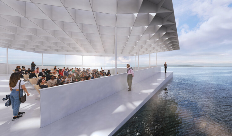 Cra -Carlo Ratti Associati и Höweler + Yoon Design Ploating Plaza для перевозки из Венецианской биеннале в COP30 в Бразилии - изображение 3 из 11