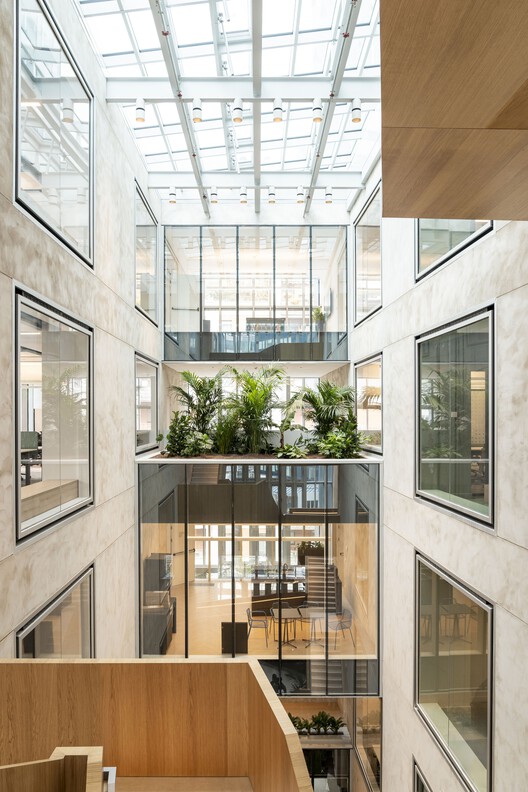 Штаб -квартира Park Lybra / Park Associati - Интерьерная фотография, стекло