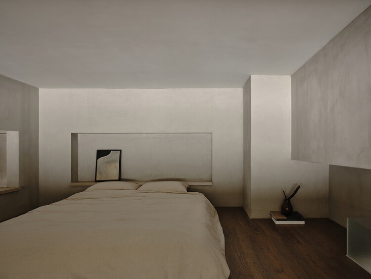 House fc / fws_work - Интерьерная фотография, спальня, кровать