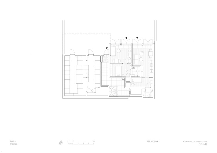 BRF Smedjan Courtyard Building и Gatehouse / Högberg Gillner Arkitektur - изображение 18 из 29