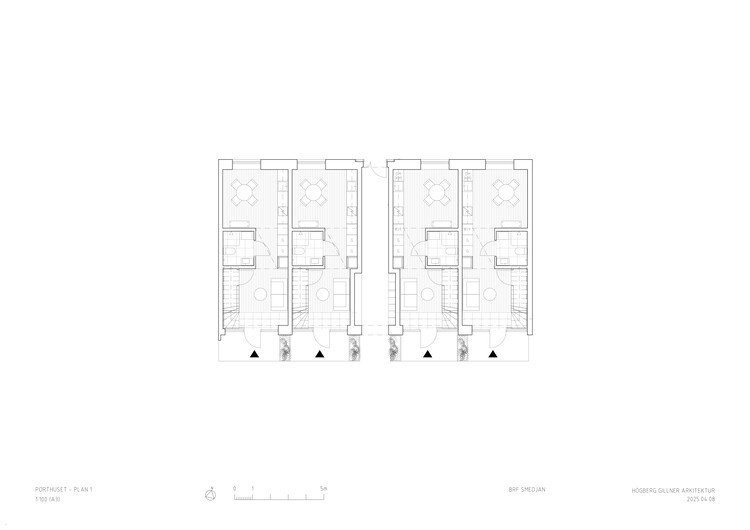 BRF Smedjan Courtyard Building и Gatehouse / Högberg Gillner Arkitektur - изображение 26 из 29