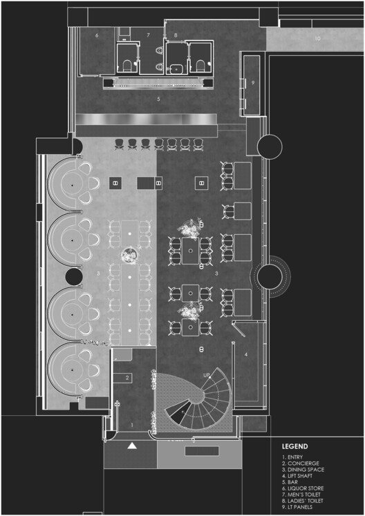 LAIR Restaurant Bar / Renesa Architecture Design Studio - изображение 39 из 42