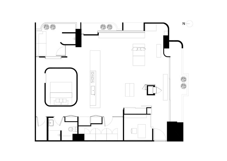 Квартира по песчаной стиле / ArchitectKidd - изображение 26 из 26
