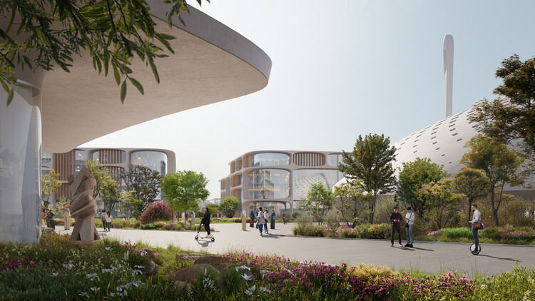 Генеральный план Zaha Hadid Architects Designs для Шарджи с двумя километрами центрального оазиса - изображение 5 из 6