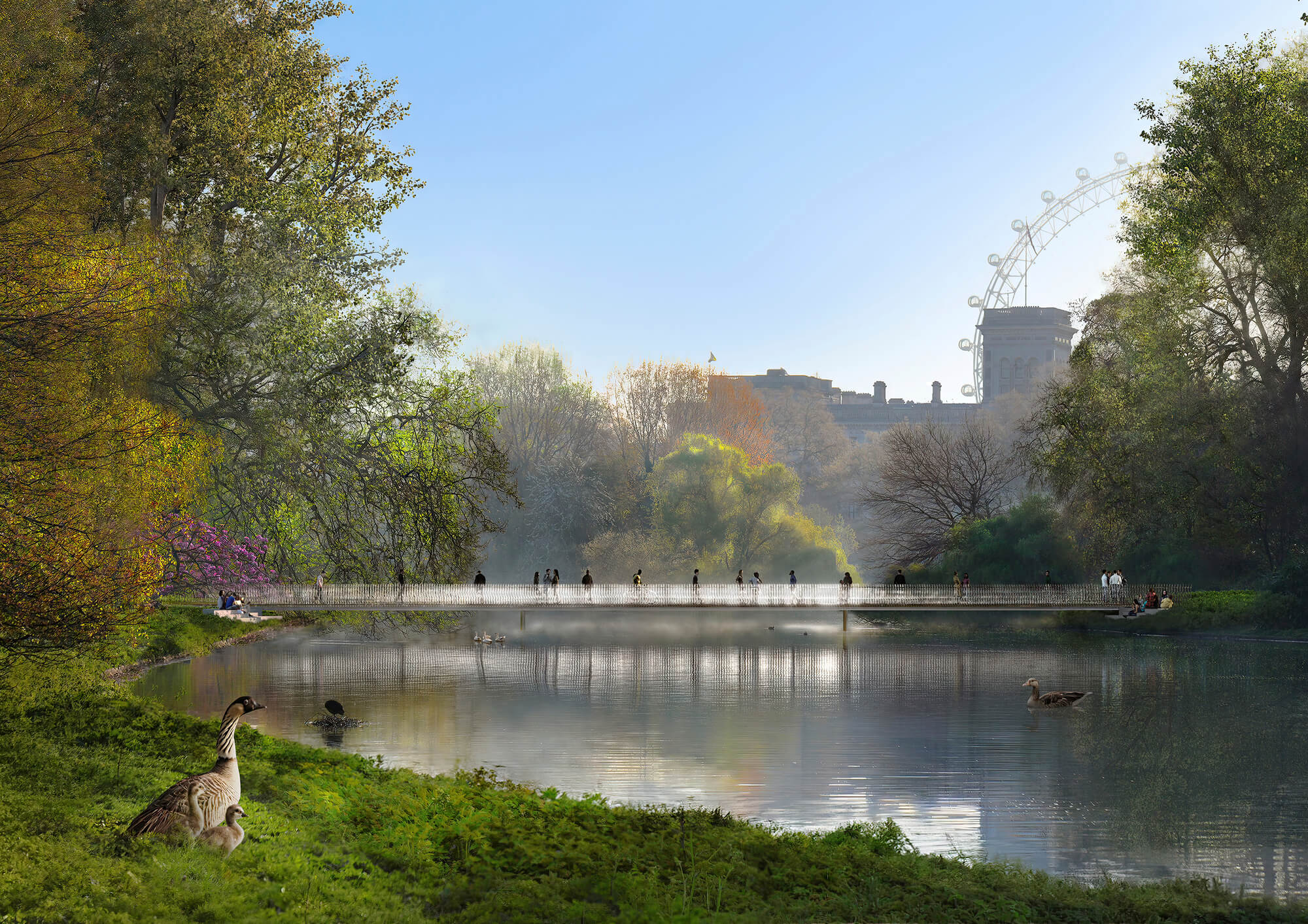 Foster + Partners для разработки национального мемориала королеве Елизавете II