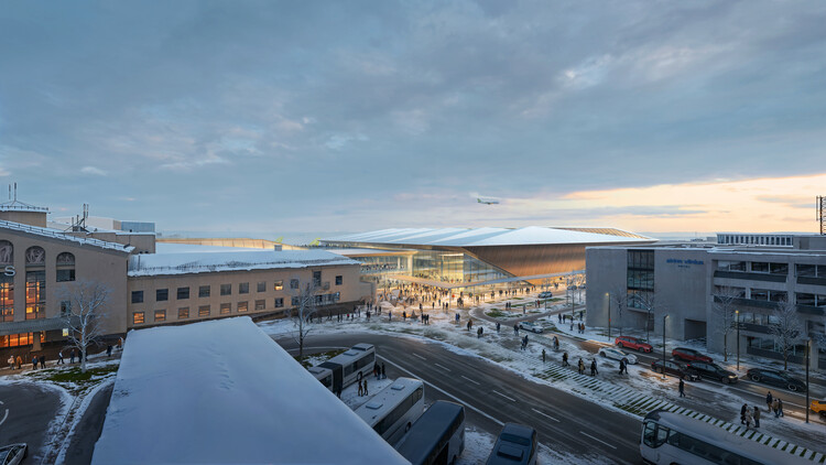 Zaha Hadid Architects выигрывает конкуренцию за терминал в Новом прибытии в аэропорту Вильния, Литва - изображение 3 из 8